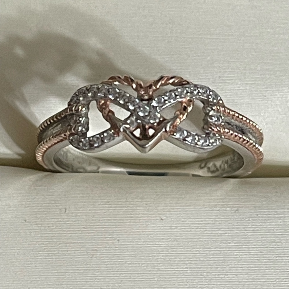 Anchor, Heart, Infinity Promise Ring - Picture 2 of 5